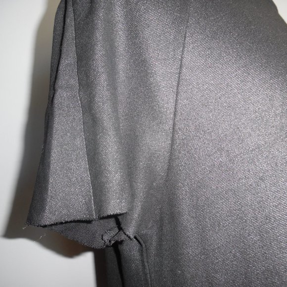 COS Shimmer High Low Raw Edge Jersey‎ Black Casual Cocktail Dress - Picture 10 of 13